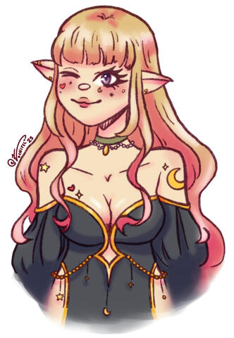 Vtuber Portrait - Celestial Goddess 2025 Vtuber Portrait - Celestial Goddess 2025
